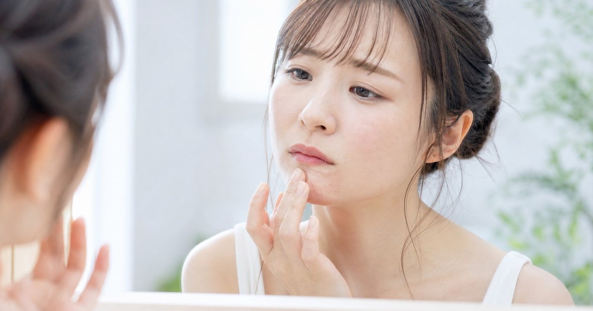 口周りの肌荒れの原因は?くり返すときに見直したいこと